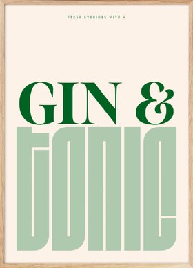 Gin & Tonic Moment Poster