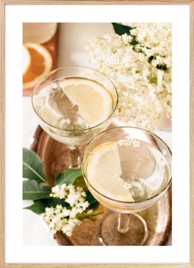 Elderflower Cocktail Poster