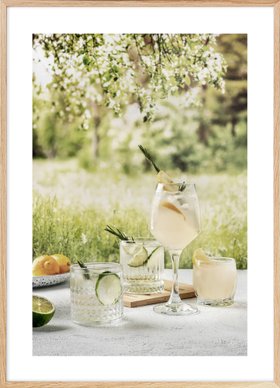 Summer Cocktails Poster