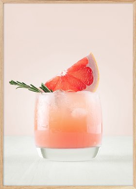 Grapefruit Refresher Poster