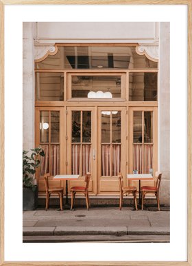 Cafe Entrance Poster