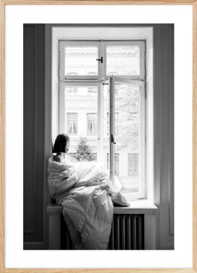 Woman Window Poster