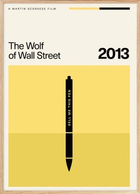 Wolf Wall Street Poster