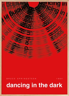 Dancing in Dark Red Poster
