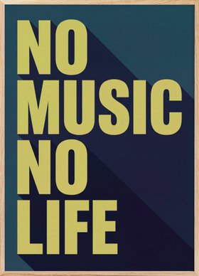 Andreas Magnusson - No Music No Life Poster