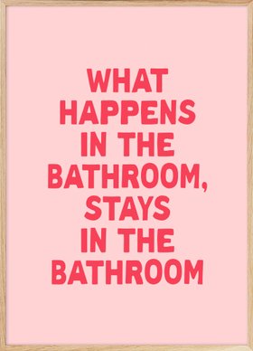 Bathroom Secrets Poster