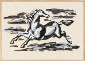 Leo Gestel - Galopperend Paard No2 Poster
