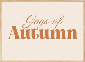 Autumn Joys Poster