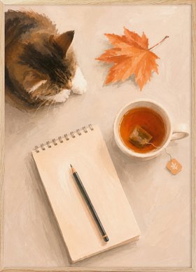 Cosy Tea Time Poster