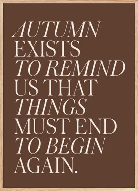 Autumn Inspiration Poster