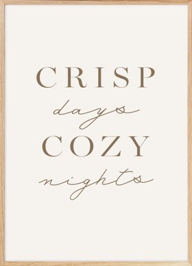 Cozy Vibes Poster
