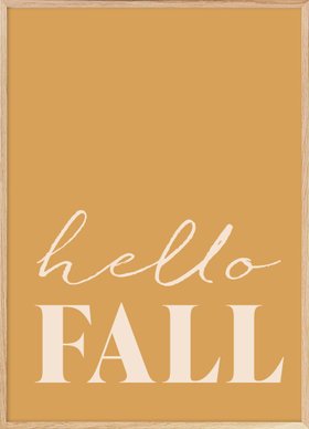 Hello Fall Poster