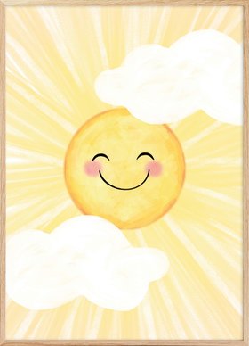 EMELIEmaria - Happy Smiling Sun Poster