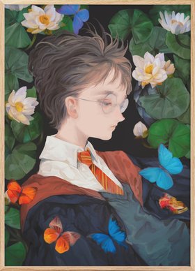 Harry Potter™ - Harry Potter Illustration Butterfly Poster