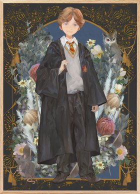 Harry Potter™ - Ron Weasly Illustration Poster