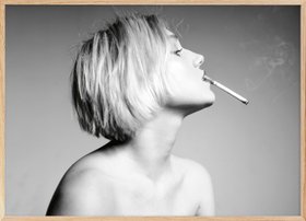 Tyler McAuley - Elegant Woman Smoking Poster
