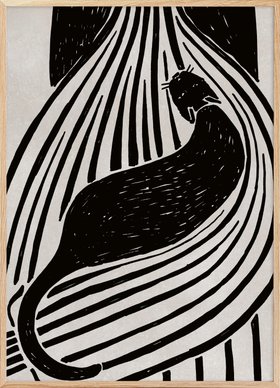 Black Cosmic Embrace Poster