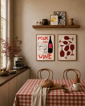 Food-inspired illustrations