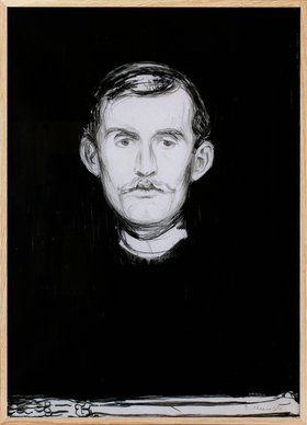 Edvard Munch - Self Portrait Poster