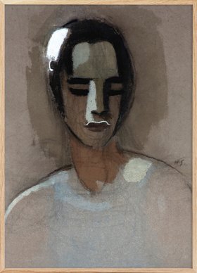 Helene Schjerfbeck - The Girl From California Poster