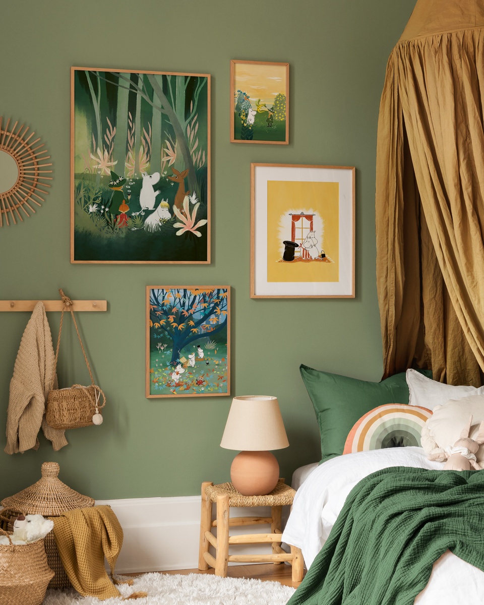 Moomin inspired Bedroom