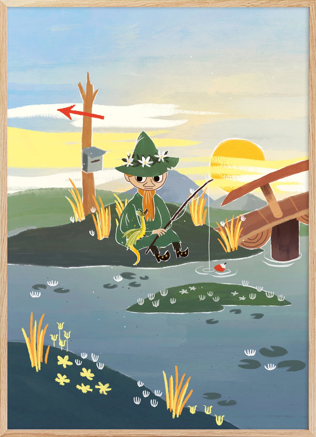 Snufkin And Dragon Fishing