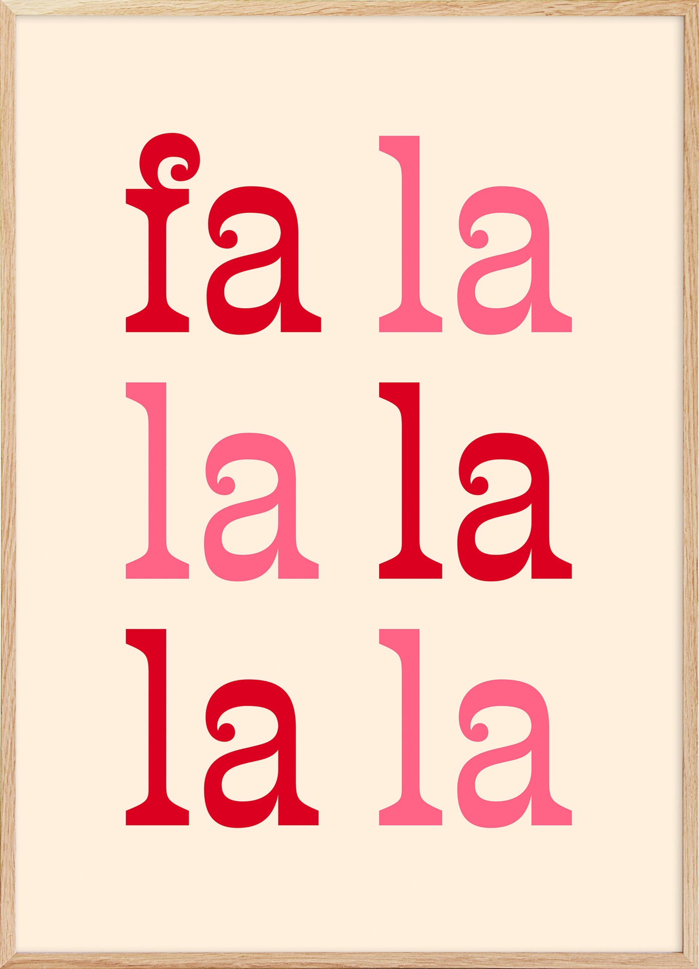 Fa La La Poster