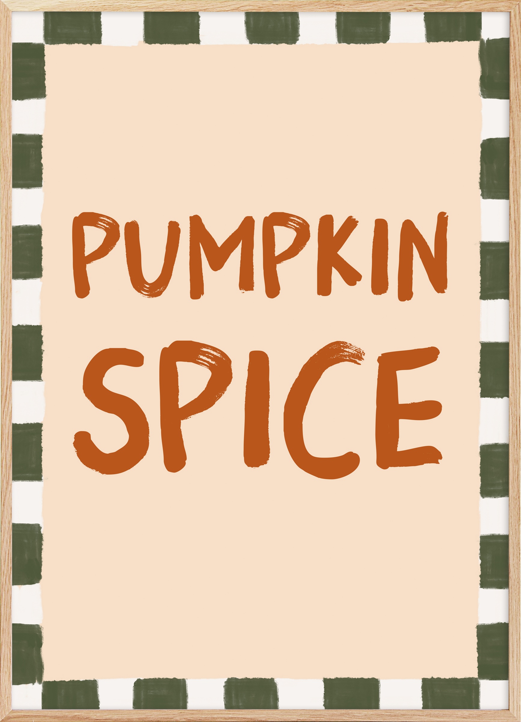 Pumpkin Spice Decor Poster
