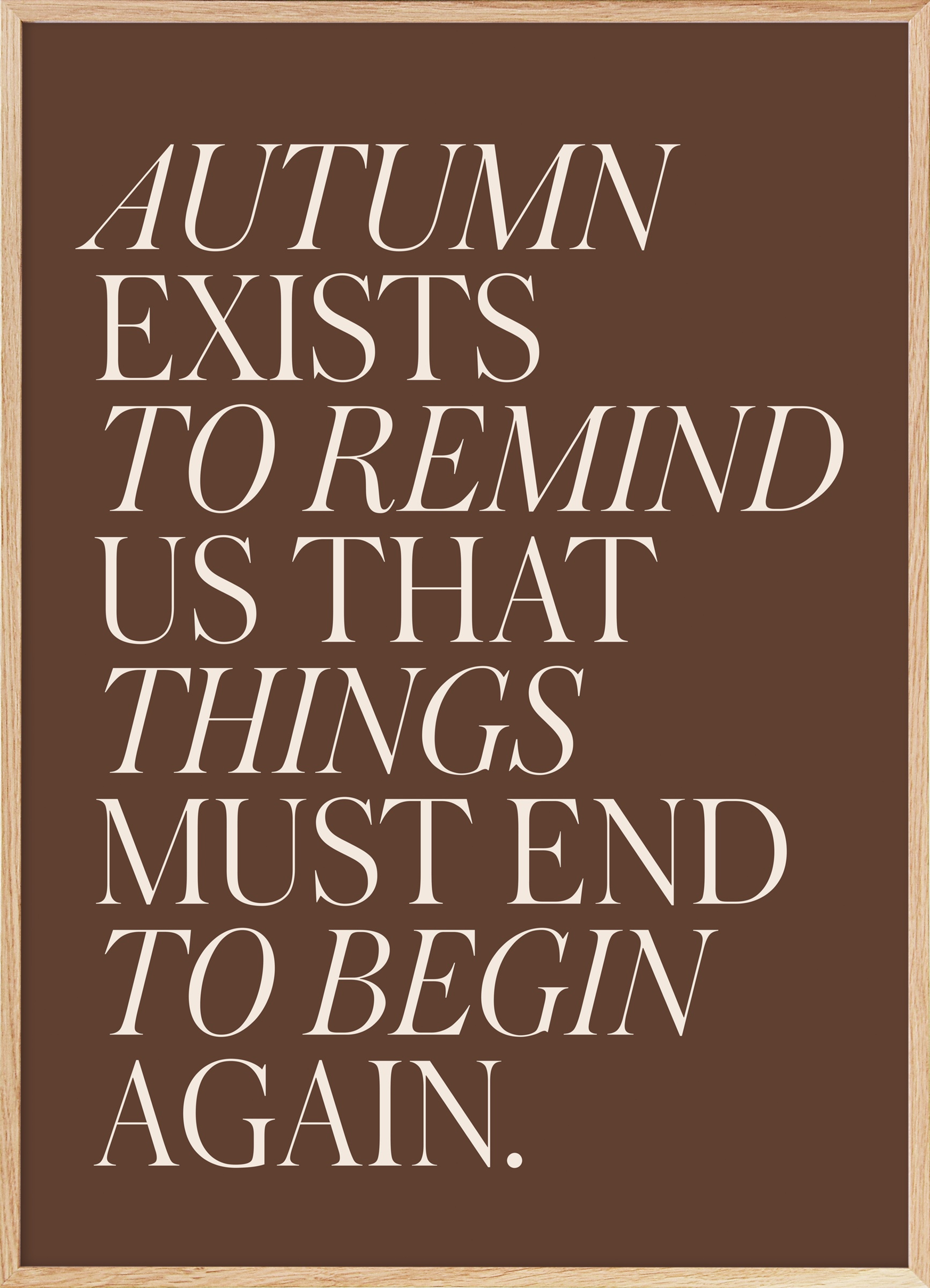 Autumn Inspiration Poster
