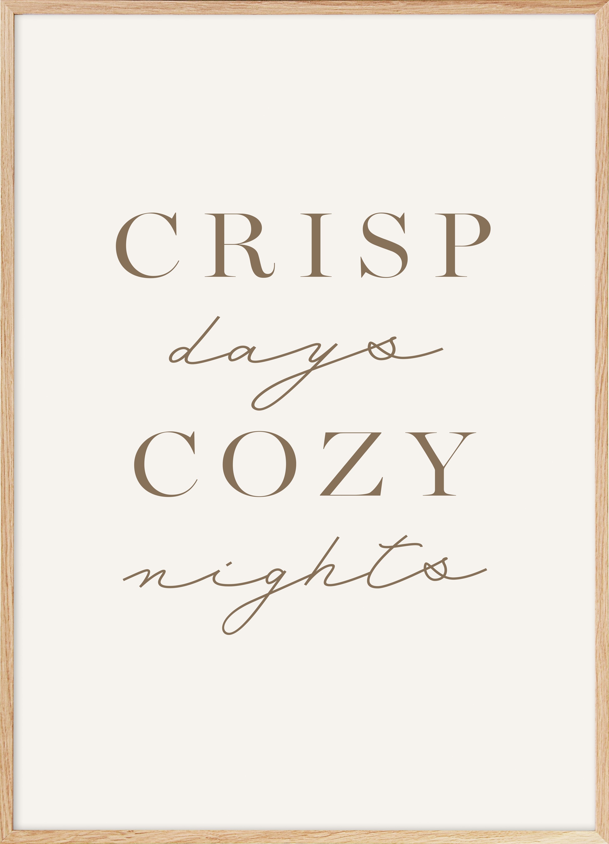 Cozy Vibes Poster