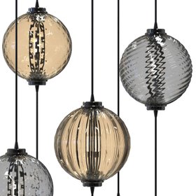 Artisan Assembling Murano Glass Hanging Balls