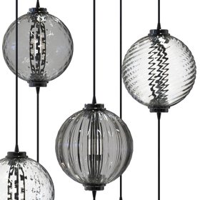 Close-Up of Handblown Murano Glass Spheres