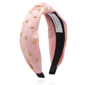 Bella Star Studded Headband - Pink