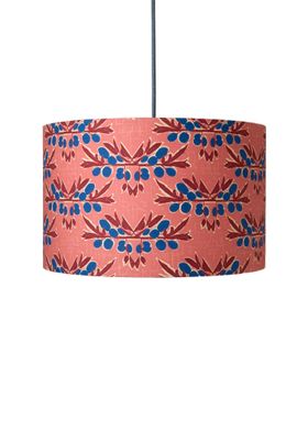 Drum Lampshade - Pink Nouveau Plum