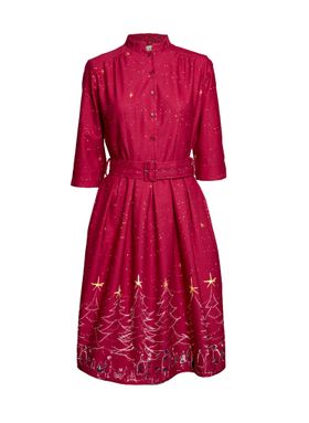 Cynthia Red Christmas Dress