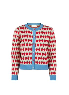 Vera - Red Strawberry Cardigan