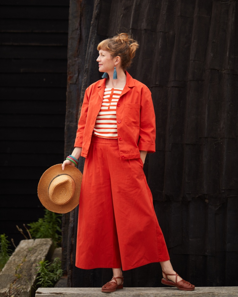 Walter Workwear Jacket - 100% Organic Cotton - Red