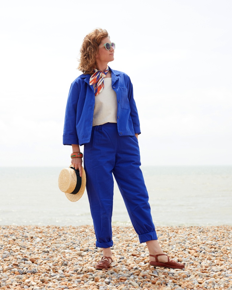 Walter Workwear Jacket - 100% Organic Cotton - Blue