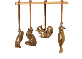 The Woodland Collection | Christmas Tree Hanging Decorations | Gift for Nature Lovers