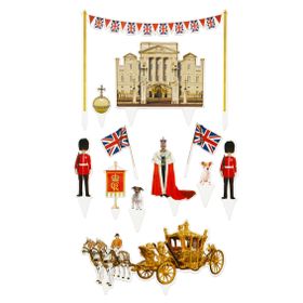 ROYAL CORONATION CAKE TOPPERS BY TALKING TABLES
