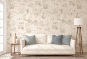 Room Shot, Days Like These, Wallpaper, Parchment
