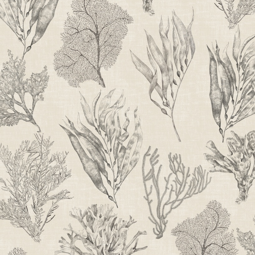 Kelp Forest Wallpaper, Parchment