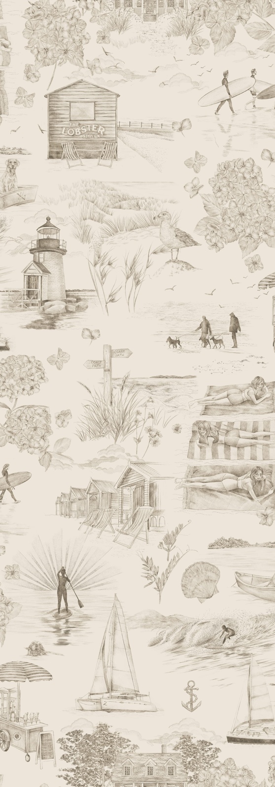 Room Shot: Days Like These, Wallpaper, Parchment