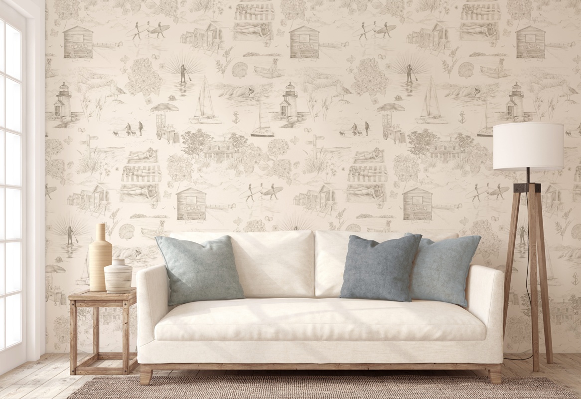 Room Shot, Days Like These, Wallpaper, Parchment
