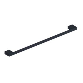 Harbour Clarity Matt Black Single Towel Rail