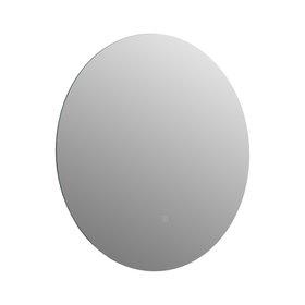 Harbour Vision LED Illuminated Round Bathroom Mirror with Demister Pad - 600mm