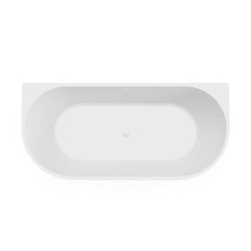 Billy Fluted Back to Wall Bath - 1700 x 780mm