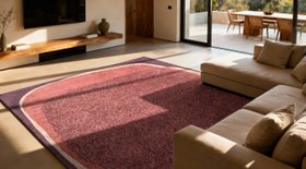 Louis De Poortere 2065 Rosewood rug from the Marble collection