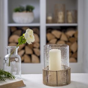 Jute Bottom Lantern in Large or Small