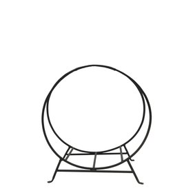 Round Iron Log Holder